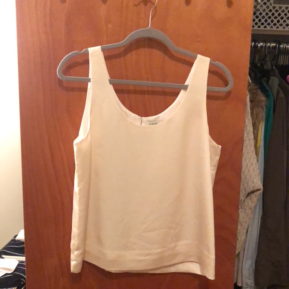 J crew factory satin tank top